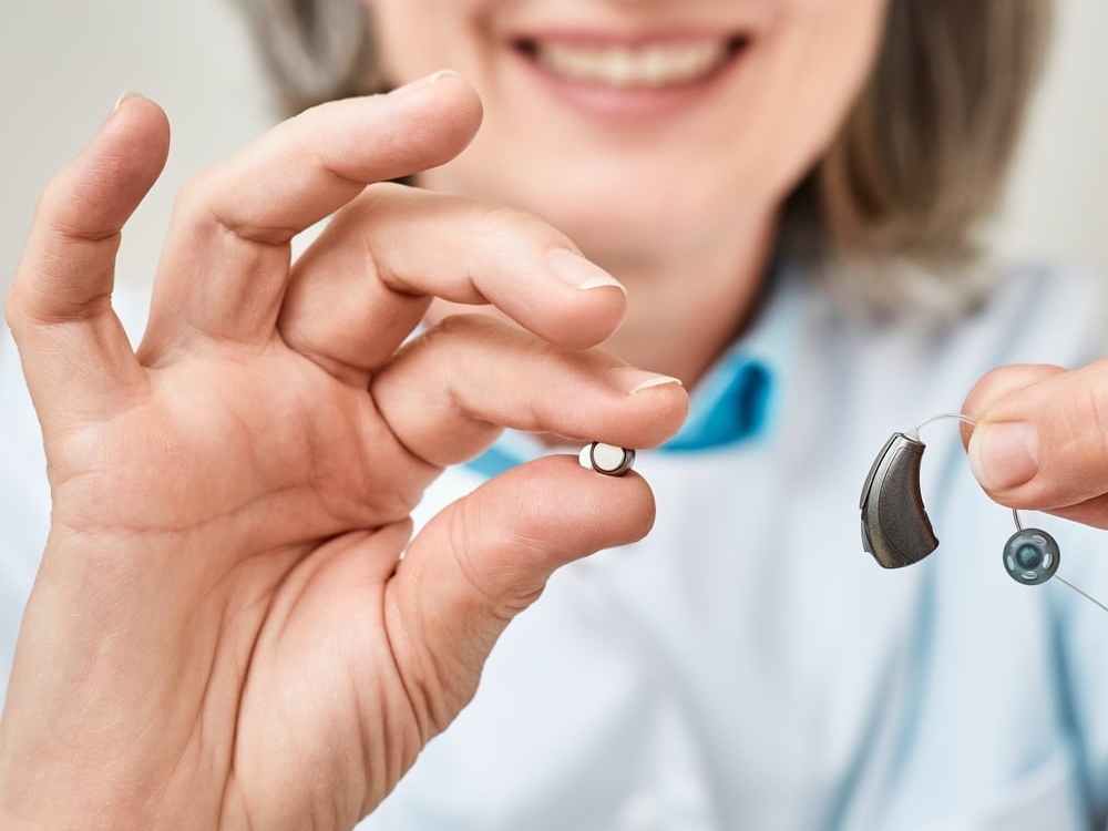 Zinc-air hearing aid batteries in sizes 10, 312, 13, and 675 stocked at Anne Arundel Audiology in Glen Burnie, MD